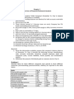 Financial Statement Analysis Problem and Answer All Chapter