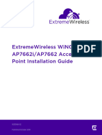 ExtremeWireless WiNG AP7662i - AP7662 Access Point Installation Guide