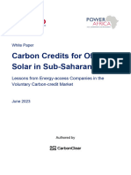 Carbon Credits For Off Grid Solar in Sub Saharan Africa 1699262493