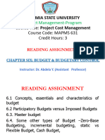 Project Cost Management - CHAPTER 6