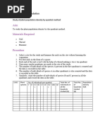 Study of Plant Population by Quadrat Method