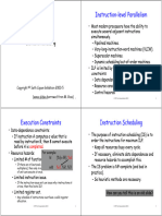 Instruction Scheduling