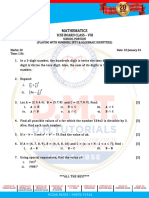 8 DMT Mix MN - Gundecha (10!1!24) School Portion Retest (Chapters - Playing With Numbers, Sets & Algebraic Identities)