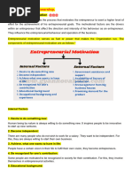 Module S1.4 - Entrepreneurial Motivation