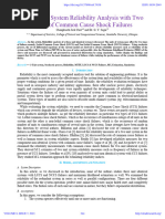 Multi State System Reliability Analysis