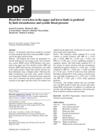 Blood Flow Restriction in The Upper and Lower Limbs Is Predicted by Limb Circumference and Systolic Blood Pressure