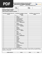 Sst-frt-42 Analisis de Trabajo Seguro CSV