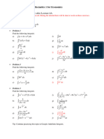 Week 5 Homework, Tutorial and Instruction Seminar Exercises