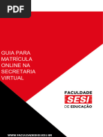 Manual Matrícula Online