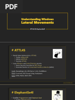 Understanding Windows Lateral Movements