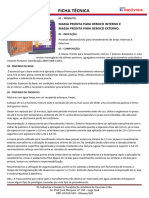 Ficha Tecnica Revestimento Interno e Externo