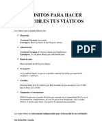 Deducciones Autorizadas y Viáticos