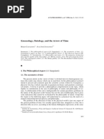 Gnoseology Ontology and The Arrow of Time Author Mario Castagnino, Juan Jose Sanguineti