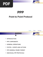 Point To Point Protocol: Agenda