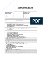 Form Checklits Inspeksi