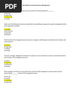 Introduction To Human Resource Management