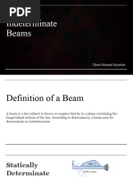 Statically Indeterminate Beams Three Moment Equation