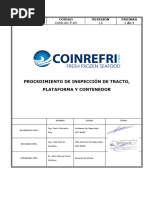 COIN-AD-P-05 Inspección de Tracto, Plataforma y Contenedor