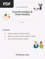 Hi Guys - Growth Mindset and Fixed Mindset