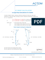 Volt Drop Calculator