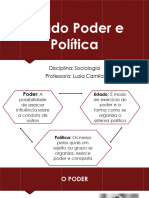 Poder, Política e Estado