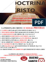 LECC 6 y 7 DEIDAD - CRISTO POSEE ATRIBUTOS PERTENECEN A DIOS.