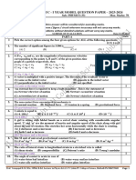 KEY Answer For I-PUC DPU Model Paper - 2023-24