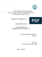 DRAP8-1 - UNIDAD DIDACTICA - Investigación y Modelación de Gestión Institucional