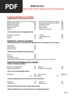 Unit 1 Tick Sheet - All Topics