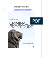 Criminal Procedure