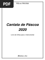 Cantata de Páscoa 2020 - Cifras