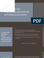 Determinación Keynesiana Del Nivel de Actividad Económica