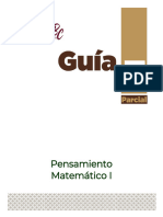 Guía Estudio 3er. Parcial - Pensamiento Matemático I