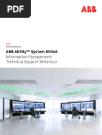 System 800xa Information Management Technical Support Reference