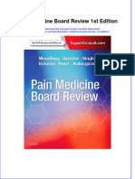 Pain Medicine Board Review 1st Edition