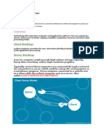 Definition:: Client-Server Architecture