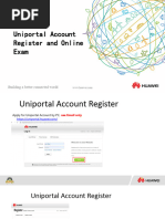 Uniportal Account Register and Exam WL and MW in New Platform