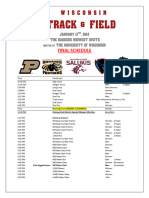 2024 The UW Badgers Midwest Invite Schedule