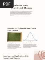 Central Limit Theorem