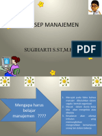 Konsep Manajemen Pert 1