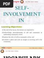 Module 5. Self-Involvement in Community Action