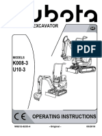 Kubota U10-3 Handleiding