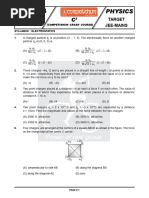 Student Copy. DPP No. 24 Electrostatics