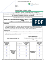 Ejemplo de La Infusión de Epinefrina - Pediatric 10 KG