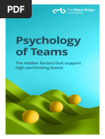 Psychology of Teams