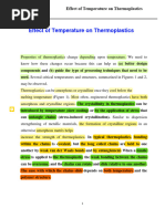 Lecture 05 Polymers Engineering Effect of Temperature On Thermoplastics