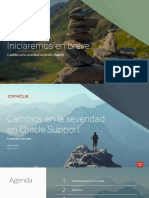 Cambios en La Severidad en Oracle Support Webinar