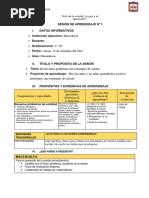 Sesion Matematica 5to Grado Patrones Geometricos