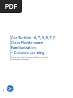 D-GAS12002 Gas Turbine - 6 7 9 B E F Class Maintenance Familiarization Distance Learning 5 Days Rev0