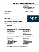 Float of Entries WASSCE SC 2024 LATESTdoc